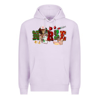 Lilac Christmas Nurse Premium Hoodie - NancyCooperArtShop