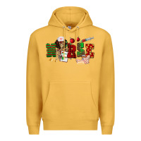 Mustard Christmas Nurse Premium Hoodie - NancyCooperArtShop