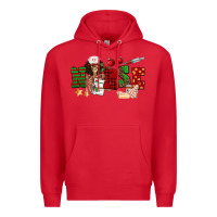 Red Christmas Nurse Premium Hoodie - NancyCooperArtShop