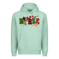 Seafoam Christmas Nurse Premium Hoodie - NancyCooperArtShop