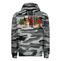 Slate Camo Christmas Nurse Premium Hoodie - NancyCooperArtShop