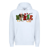 White Christmas Nurse Premium Hoodie - NancyCooperArtShop