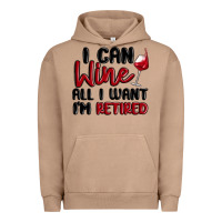 Pigment Burro i can wine all i want lm retired Urban Hoodie - MaliasSmallBusiness