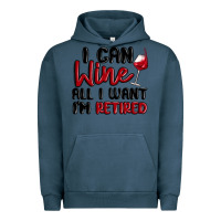 Pigment Midnight Navy i can wine all i want lm retired Urban Hoodie - MaliasSmallBusiness