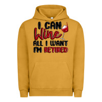 Pigment Peanut Butter i can wine all i want lm retired Urban Hoodie - MaliasSmallBusiness