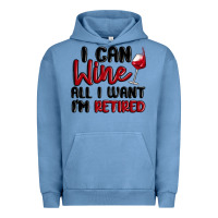 Pigment Pebble Blue i can wine all i want lm retired Urban Hoodie - MaliasSmallBusiness