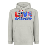 Moon Dust love america gnome Heavyweight Hoodie - HRA Design Shop