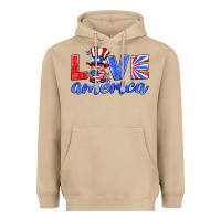 Mushroom love america gnome Heavyweight Hoodie - HRA Design Shop