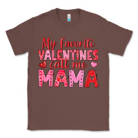Chestnut my favorite valentines call me mama Classic Tee - texasbilliewilder