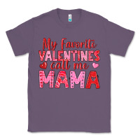 Lavender my favorite valentines call me mama Classic Tee - texasbilliewilder
