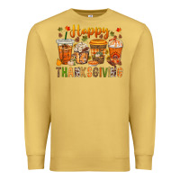 Antique Gold western happy thanksgiving bbs Premium Sweatshirt - BundleAndBundleShop