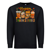 Black western happy thanksgiving bbs Premium Sweatshirt - BundleAndBundleShop