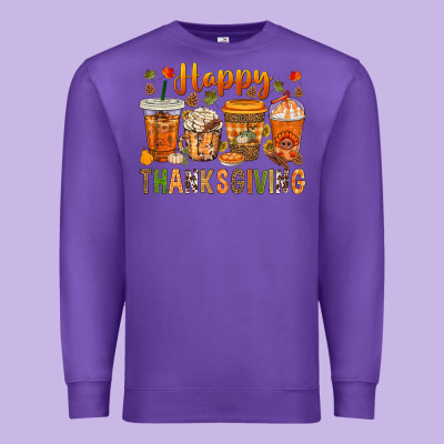 Western Happy Thanksgiving Bbs Premium Sweatshirt Designed By Bundleandbundleshop