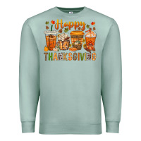 Seafoam western happy thanksgiving bbs Premium Sweatshirt - BundleAndBundleShop