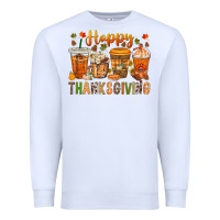 White western happy thanksgiving bbs Premium Sweatshirt - BundleAndBundleShop