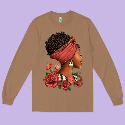 Long Sleeve Tee She who kneels before god can stand before anyone