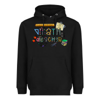 Black math teacher Heavyweight Hoodie - CowhideDigitalArt