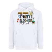 White math teacher Heavyweight Hoodie - CowhideDigitalArt