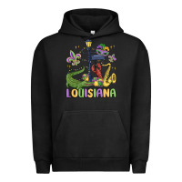 Pigment Black louisiana mardi gras Urban Hoodie - MaliasSmallBusiness