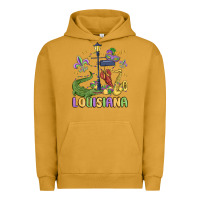 Pigment Peanut Butter louisiana mardi gras Urban Hoodie - MaliasSmallBusiness