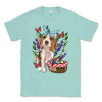 Seafoam Easter Beagle Classic Tee - RanaPortraitStore