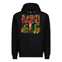 Black Christmas mini Elf Premium Hoodie - NancyCooperArtShop