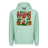 Seafoam Christmas mini Elf Premium Hoodie - NancyCooperArtShop