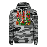Slate Camo Christmas mini Elf Premium Hoodie - NancyCooperArtShop