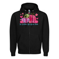 Black in october we wear pink Zipper Hoodie - Zillion Design Studio