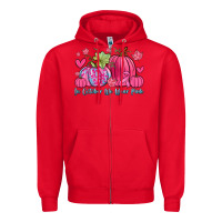 Red in october we wear pink Zipper Hoodie - Zillion Design Studio