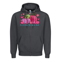 Smoke in october we wear pink Zipper Hoodie - Zillion Design Studio
