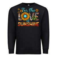 Black for the love of sunshine Premium Sweatshirt - JahusDesignShop