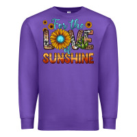 Purple for the love of sunshine Premium Sweatshirt - JahusDesignShop