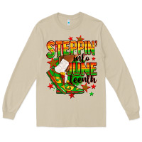 Mushroom Steppin' into Juneteenth Long Sleeve Tee - RanaPortraitStore