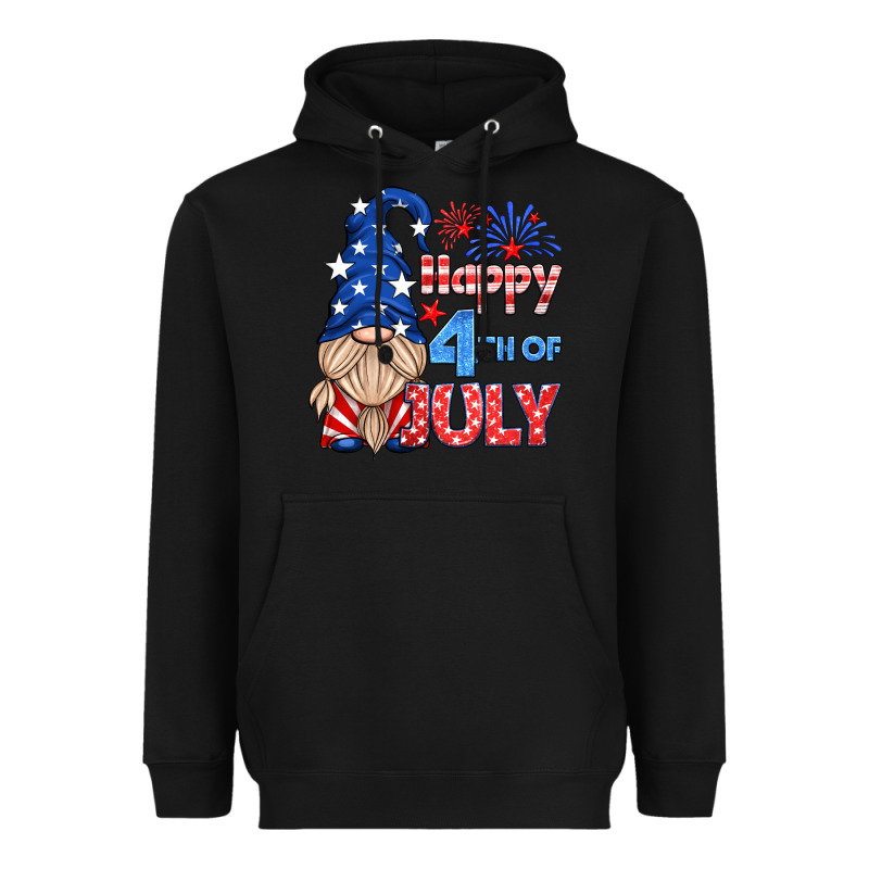 Happy 4th Of July Gnome Heavyweight Hoodie by HRA Design Shop | Teevron