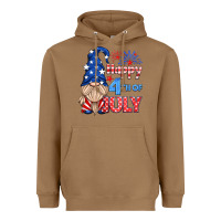 Toasted Coconut happy 4th of july gnome Heavyweight Hoodie - HRA Design Shop