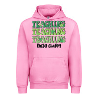 Fuchsia Pink teaching lucky charm Urban Hoodie - MaliasSmallBusiness