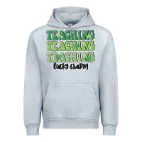 Heather Grey teaching lucky charm Urban Hoodie - MaliasSmallBusiness