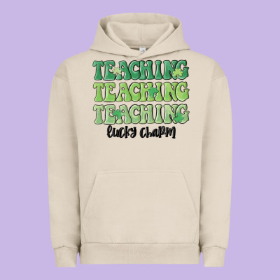 Teaching Lucky Charm Urban Hoodie Designed By Maliassmallbusiness