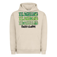 Pigment French Oak teaching lucky charm Urban Hoodie - MaliasSmallBusiness