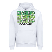 White teaching lucky charm Urban Hoodie - MaliasSmallBusiness