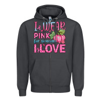 Smoke i wear pink for someone i love Zipper Hoodie - Zillion Design Studio