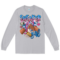 Moon Dust Sneaker girl afro woman Long Sleeve Tee - RanaPortraitStore