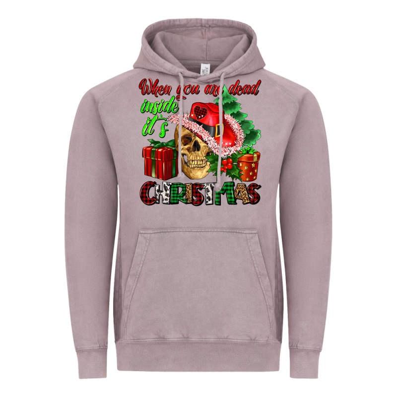 When You Are Dead Inside Its Christmas Vintage Hoodie by AdoDesignShop | Teevron