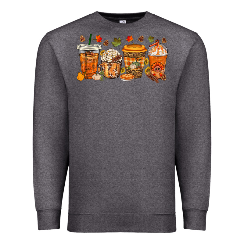Western Thanksgiving Coffee Cups Bbs Premium Sweatshirt by BundleAndBundleShop | Teevron