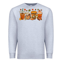 Heather Grey western thanksgiving coffee cups bbs Premium Sweatshirt - BundleAndBundleShop