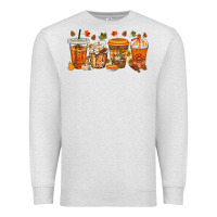 Oatmeal Heather western thanksgiving coffee cups bbs Premium Sweatshirt - BundleAndBundleShop