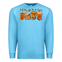 Ocean Blue western thanksgiving coffee cups bbs Premium Sweatshirt - BundleAndBundleShop