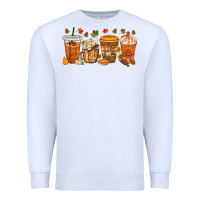 White western thanksgiving coffee cups bbs Premium Sweatshirt - BundleAndBundleShop