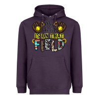 Plum my heart is on that field Heavyweight Hoodie - CowhideDigitalArt